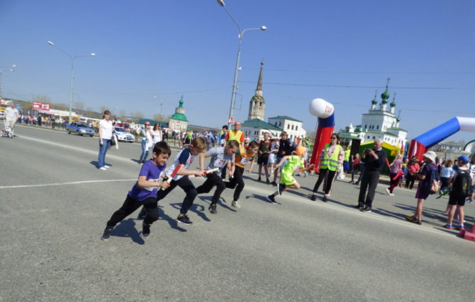 В Соликамске прошла эстафета на призы Победы